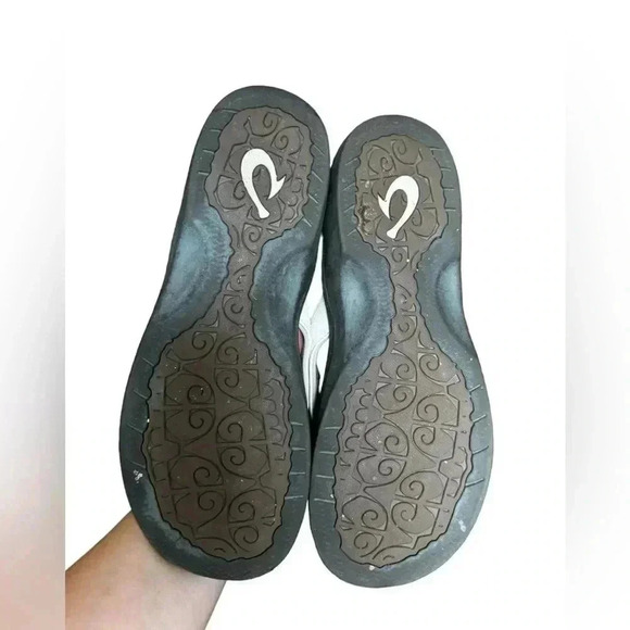 Olukai Ohana Flip Flop Sandals Size W9 Brown Quick-Dry - Picture 3 of 11